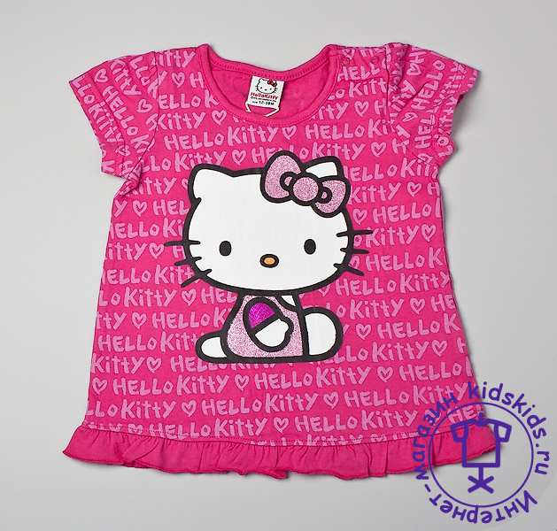 Женская футболка с&nbsp;рисунком, Hello Kitty