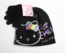 Комплект Hello Kitty: Шапка + перчатки